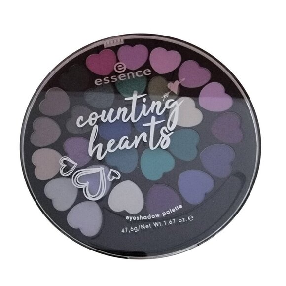 28 Essence Counting Hearts Eyeshadow Palette Love You Berry Much - Picture 2 of 12